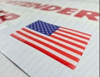 Contender Boat Logo Raised Domed 3D Decals 32" x 3.6" 2pcs.